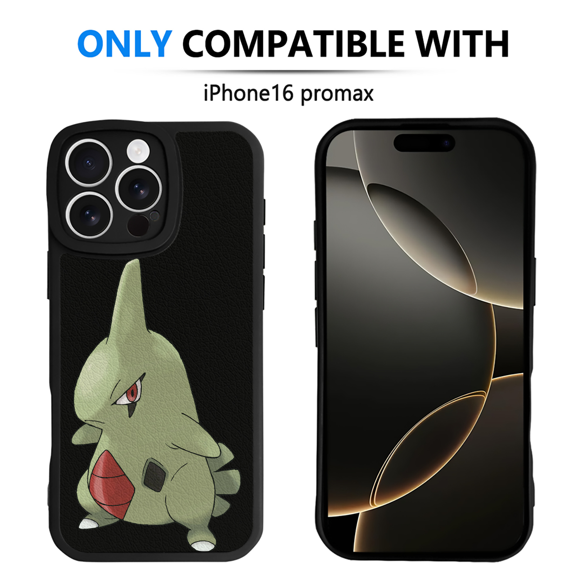 （画像用） ポケットモンスター Pokémon 【iPhone 16シリーズ対応】シリコンスマホケース（レザー調） 材質：シリコン